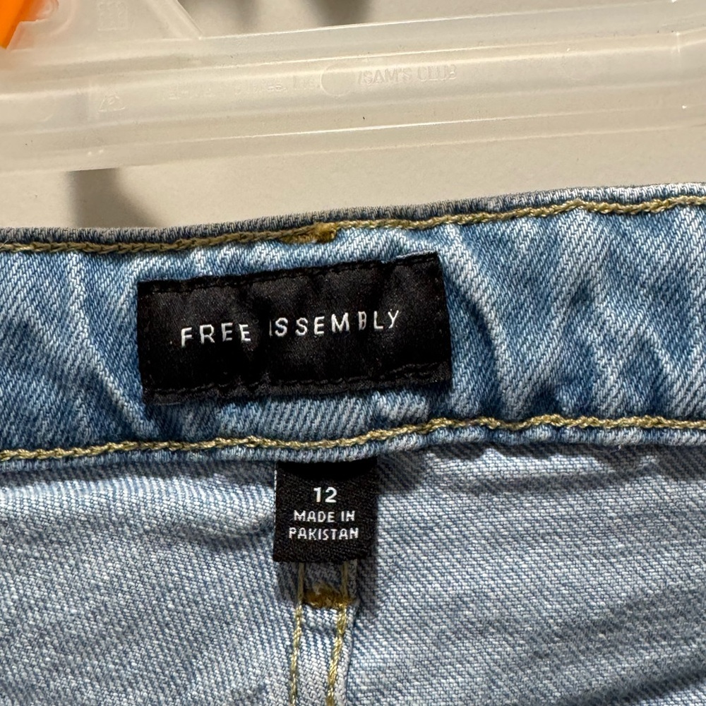 SOLD Free Assembly Women's Jean Shorts - Light Blue